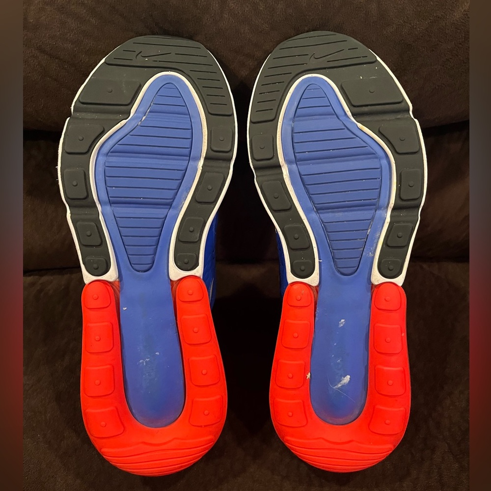 ⚠️SOLD⚠️Nike Air Max 270 Hyper Royal Blue, White, Pink Shoes - Men’s Size 10.5 - Picture 8 of 10